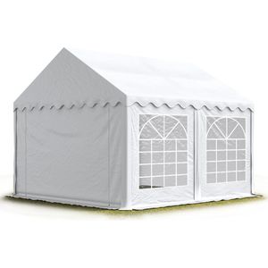 Partytent Feesttent 3x5 M Tuinpaviljoen -tent PVC 700 N In Wit Waterdicht