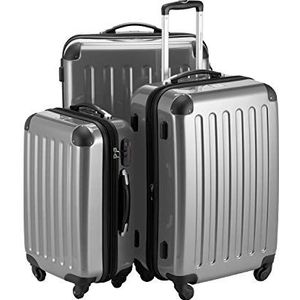 HAUPTSTADTKOFFER - Alex - handbagage harde schaal, zilver, Koffer-Set, Kofferset
