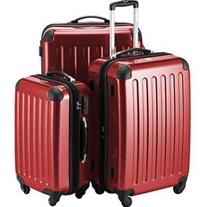 Hauptstadtkoffer - Alex - harde schalen voor handbagage, rood, kofferset, kofferset