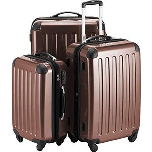 Hauptstadtkoffer - Alex - harde schalen voor handbagage, bruin, kofferset, kofferset