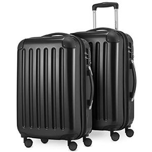 HAUPTSTADTKOFFER 57659245 koffer, 84 liter, zwart, zwart-zwart, 55 cm, Koffer