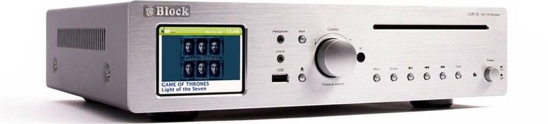 Block CVR-10 - Stereo Set - Zilver - Hifi-Gerät met Multiroomfunctie