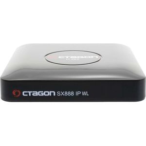 Octagon SX888 IP WL H265 Mini-IPTV-ontvanger met stalker, afspeellijst m3u, VOD, Xtream, WebTV [USB, HDMI, LAN, WLAN] Full HD