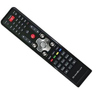 GigaBlue V2 (Universele afstandsbediening, Infrarood), Afstandsbediening, Zwart