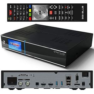 GigaBlue UHD-4K Quad 4K TV-receiver zwart (zonder HDD)