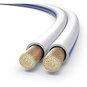 PureLink Lautsprecherkabel OFC 2x2,50mm² (0,10mm), 25,0m, weiß