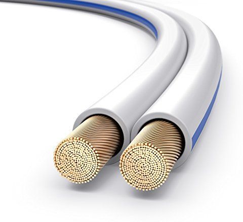 PureLink Luidsprekerkabel OFC 2 x 1,50mm² (0,10 mm), 30,0 m, wit