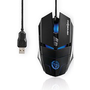 ProSquad, Gaming Mouse | snel en nauwkeurig | 7 toetsen, 4000 DPI, incl. Weight-Control-Pro voor PC