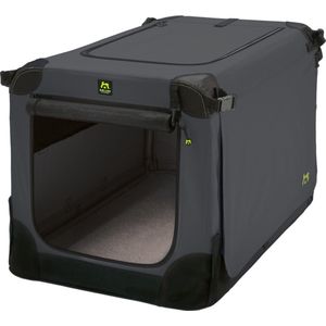 Maelson - Soft Kennel 52 - Opvouwbare Kennel - Antraciet - 3 Openingen