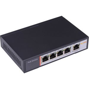 Lupus-Electronics Lupusnet (5 ports), Netwerkschakelaar, Zwart