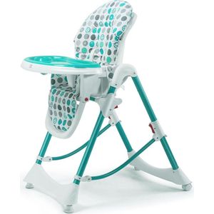 Baby Vivo -kinderstoel - kinder eetstoel- inklapbaar- Tippy - turquoise