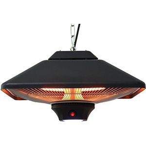 Aktobis Plafondstraler WDH-200LS uitgerust met geïntegreerde LED-lamp en twee zeer efficiënte verwarmingsbuizen (1000/2000 Watt) !