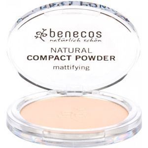 benecos - Natural Compact Powder Poeder 9 g Porcelain
