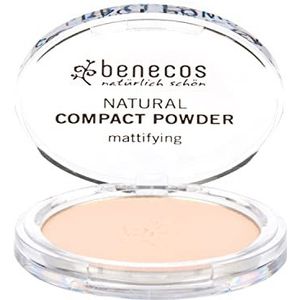 benecos - Natural Compact Powder Poeder 9 g Porcelain