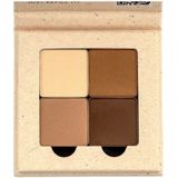 Benecos Vegan Oogschaduw Quattro - Coffee and Cream