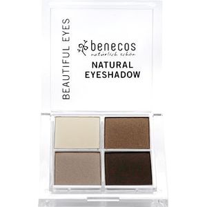 Benecos Vegan Oogschaduw Quattro - Coffee and Cream