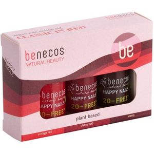 Benecos giftset nail polish: classic in red  1ST