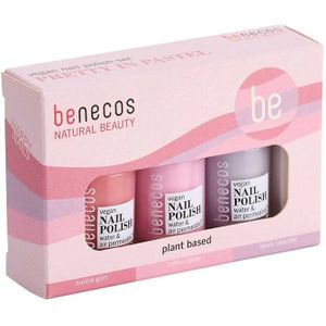 Benecos - Geschenkset Pretty In Pastel - Nagellakset - Pasteltinten