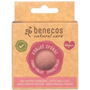 Benecos Natural Konjac Sponge - red clay