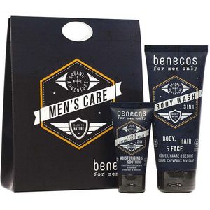 Benecos - For Men Only Giftset - Vegan - 3-in-1 Bodywash en Aftershave Balsem