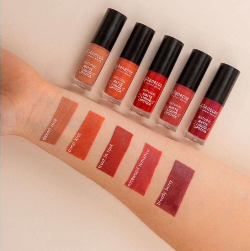Benecos Matte Liquid Lippenstift Trust In Rust