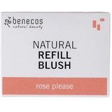Benecos Compact Blush Refill Rose Please 3 gr