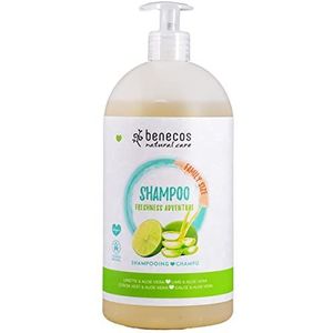 Benecos - Shampoo - Freshness Adventure - Vegan - Familiepak 950 Ml