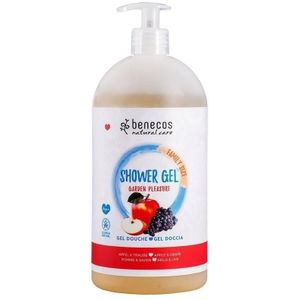 Benecos - Natural Shower Gel - Garden Pleasure - 950 ml - Met Druivenpitolie