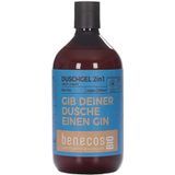 benecos Biologische douchegel 2-in-1 bio-gin huid & haar - geef je douche een gin - veganistisch - gerecycled plastic