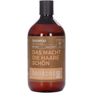 Benecos bio shampoo normal hair organic hemp keep off the grass  500ML