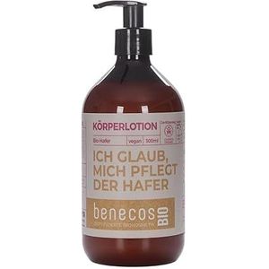 benecosBIO Bodylotion "Ich glaub mich pflegt der Hafer" - 500 ml