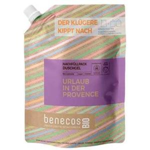 Benecos bio douchegel organic lavender holiday in provence refill-bag  1LT