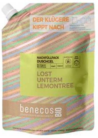 benecosBIO Nachfüllbeutel Duschgel BIO-Ingwer + BIO-Zitrone 1000 ml