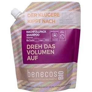 benecosBIO Volume Shampoo "Dreh das Volumen auf" - Navulling 500 ml