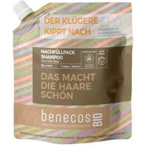 BenecosBIO - Navulzak Shampoo - Normaal Haar - Biologische Hennep - 500 ml