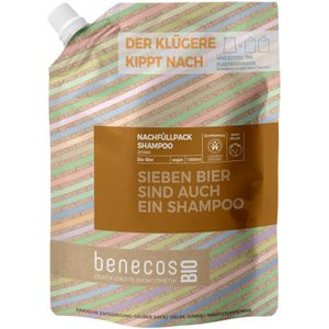 Benecos bio shampoo unisex organic beer cheers to beers refill-bag  1LT