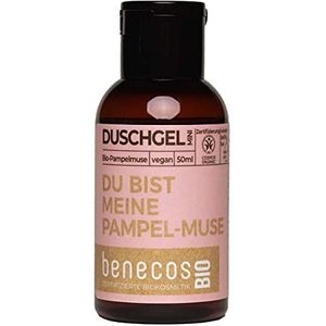 benecosBIO - Mini Douchegel - Pompelmoes - Veganistisch - Gerecycled Plastic