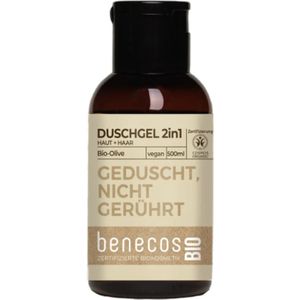 Benecos bio douchegel organic 2 iin 1 olive body & hair olive to shower mini  50ML