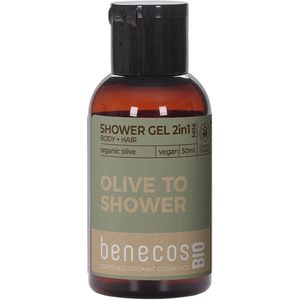BenecosBIO - Douchegel 2-in-1 - Biologisch Olijf - Veganistisch - Gerecycled Plastic