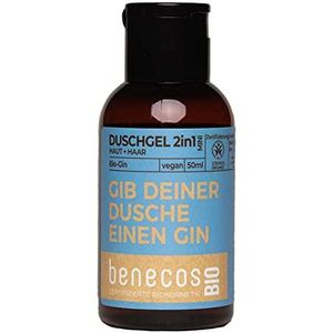 Benecos - BIO Mini-douchegel 2-in-1 - Biologische Gin - Veganistisch - Gerecycled Plastic
