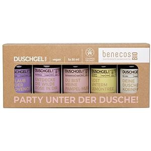 Benecos - Party In The Shower - Gift Set - 5 Mini Shower Gels - BIO