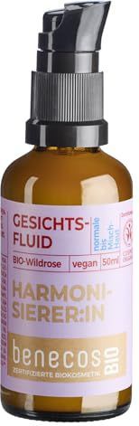 benecos - BIO Wild Rose Face Fluid - Gezichtscrème - 50 ml
