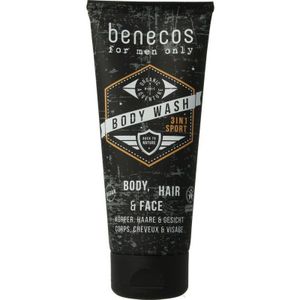 Benecos Only Heren 3 in 1 Sport 200ml (1)