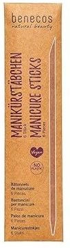 Benecos - Manicure Sticks - 6 Stuks - Berkenhout - FSC-gecertificeerd