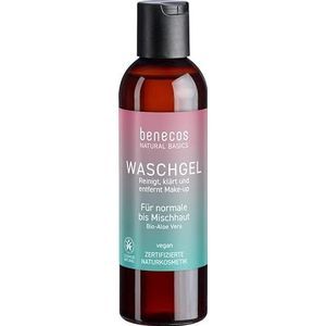 Benecos Natural Basics Wasgel Gezicht Organic Aloe Vera Juice 200 ml