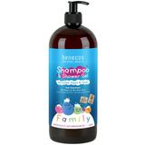 Benecos - Natural Basics - Shampoo & Douchegel - 950 ml - Soft Sweetness