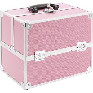 AREBOS Cosmeticakoffer Beauty Case Multikoffer 15 l Roze