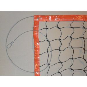 Der Sportler Hoogwaardig volleybalnet 3 mm PE 8,5 x 1 m (stalen touw).