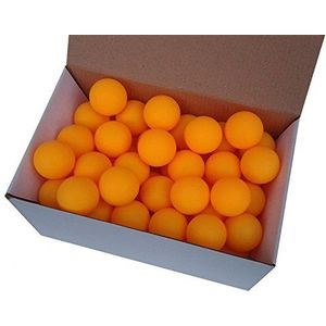 Der Sportler GmbH 75 tafeltennisballen, 38 mm, zonder opdruk, oranje, stabiel materiaal