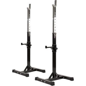 Gorilla Sports Haltersteunen - Squat Rack - Verstelbaar